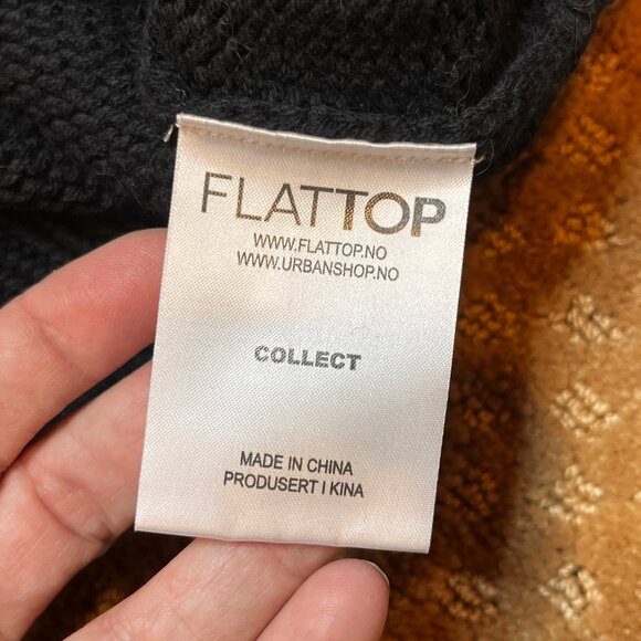 VTG FlatTop Y2K 80s Rhinestone Sweater XS Sixteen Candles 90s Black Angora Blend - Picture 7 of 9